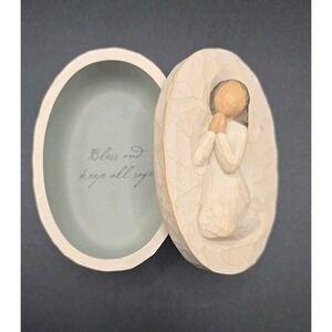 Willow Tree Angel of Prayer Keepsake Trinket Box by Artist Susan Lordi 2003